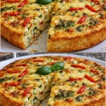 Pastel de Verduras sin Harina, una opción saludable y deliciosa.
