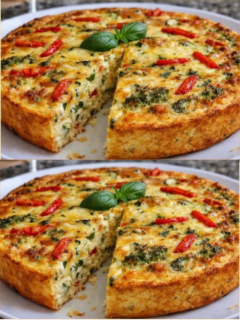 Pastel de Verduras sin Harina, una opción saludable y deliciosa.
