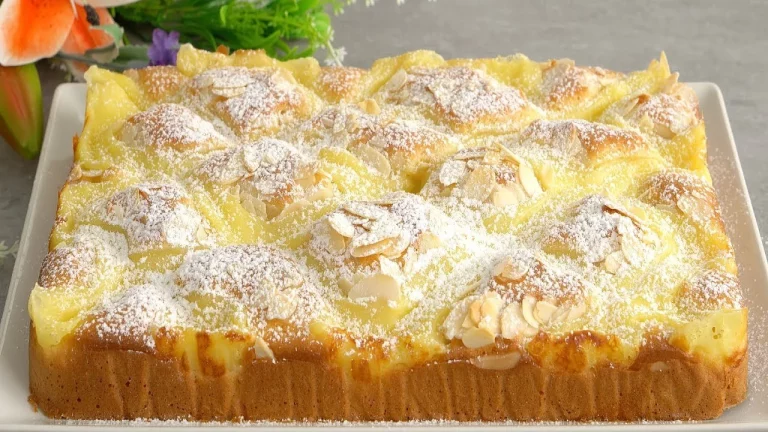 Receta de pastel listo en 15 minutos con ingredientes sencillos.