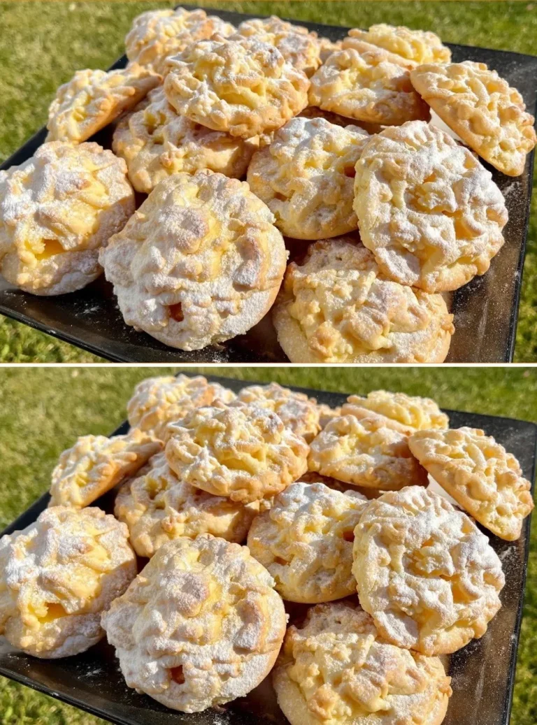 Delicioso pastel de durazno y limón con un glaseado suave