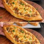 Pide turco casero recién horneado, delicioso y mejor que en restaurant