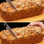 Porridge saludable de manzana y plátano en un tazón