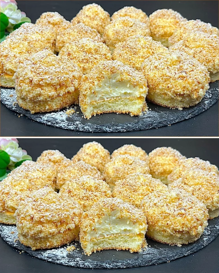 Postre de limón y naranja con decoración fresca y colorida.