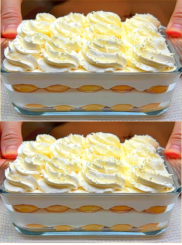 Postre italiano de piña y limón, un delicioso dulce tradicional