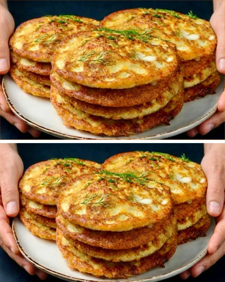 Tarta de huevos, patatas y queso recién horneada en un plato