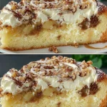 Tarta de queso de manzana alemana de la abuela, un postre tradicional delicioso.