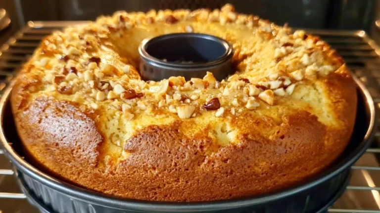 Rebanada de tarta de naranja fresca y esponjosa lista para disfrutar