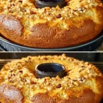 Pastel de naranja esponjoso y delicioso con glaseado brillante