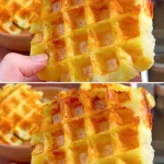 Waffle de patata sin harina ni huevo, receta deliciosa y saludable.