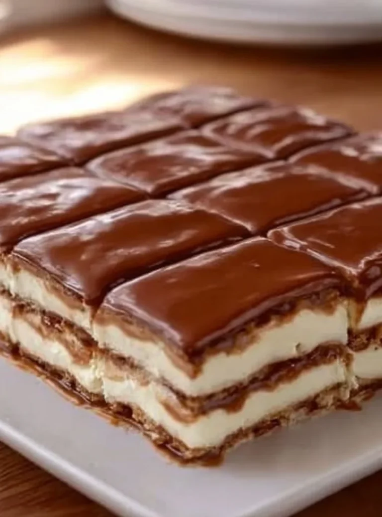 Bizcocho húmedo suave sin horno con textura de seda