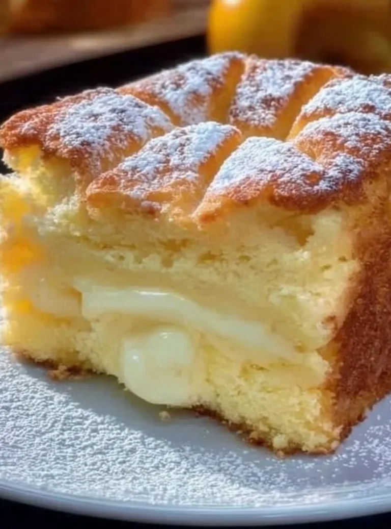 Pastel de limón esponjoso y jugoso, listo en 15 minutos.